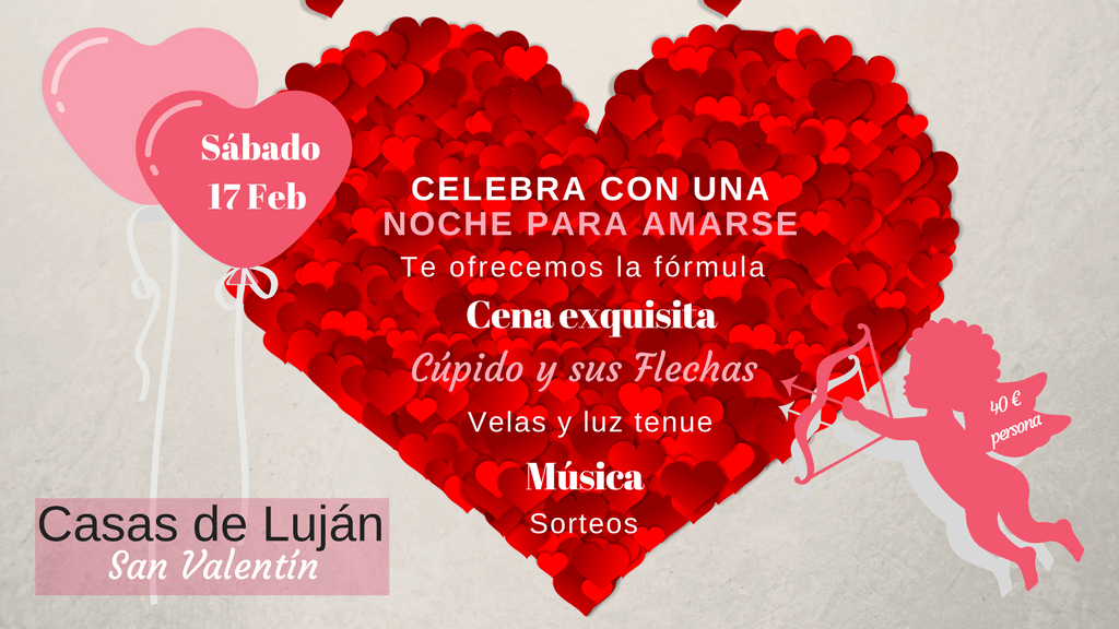 Promoción Cena San Valentín Casas de Luján