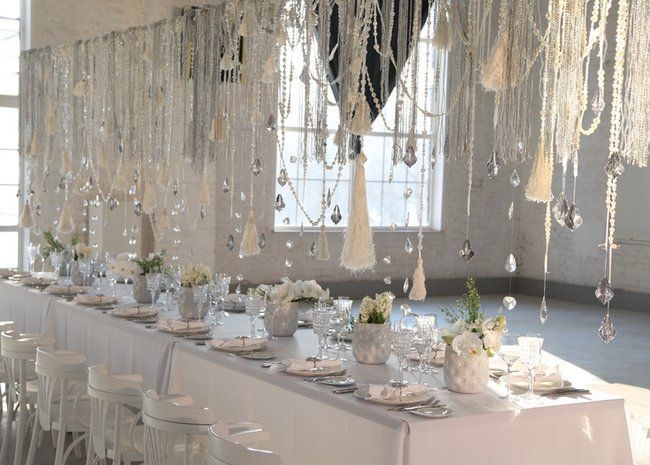 Organiza una boda mágica en invierno- Decoración en cristales. 