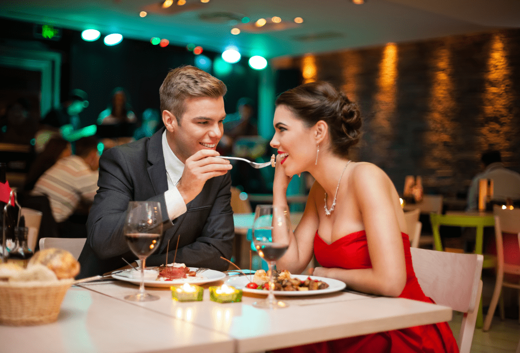 Una escapada romántica en San Valentín - cena romántica